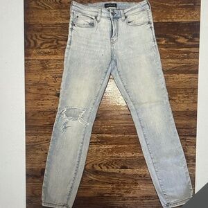 Aeropostale Men’s Denim Distressed Skinny Jeans Sz 30 x 30 Light Wash
